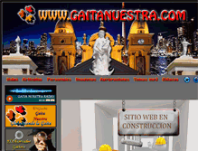 Tablet Screenshot of gaitanuestra.com